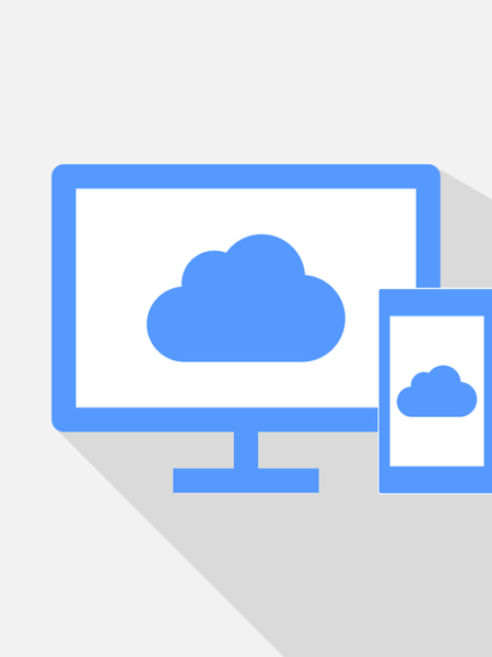 Free cloud computing connection cloud vector